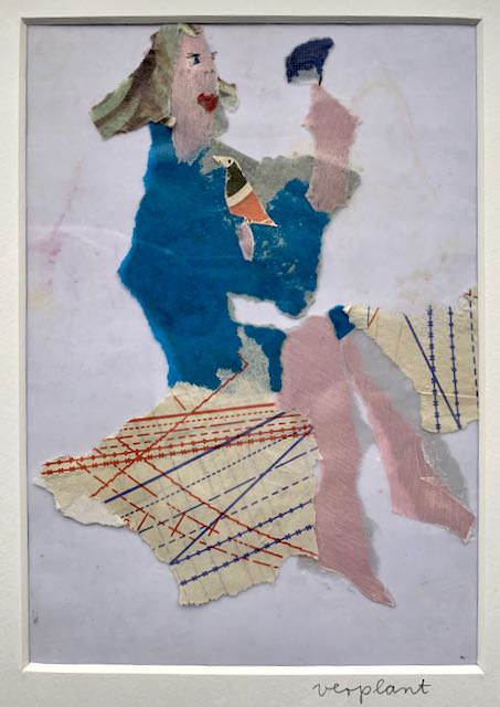 Collage "Verplant" von Iris Menges.
